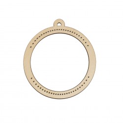 Baza Blank Glob pentru Tesut Margele - Loom Beads - 100mm - gaurele 1mm - B03