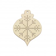 Baza Blank Tip Gherghef - Glob - gaurele 1.5 mm - G08 - 100x80 mm