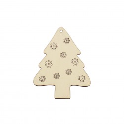 Baza Blank Tip Gherghef - Brad de Craciun - gaurele 1.5 mm - B11 - 100x80 mm