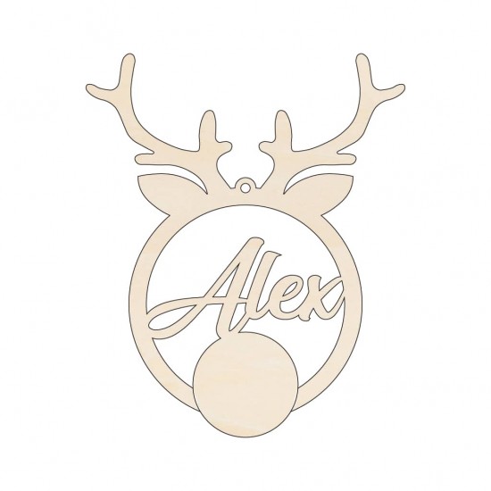 Baza Blank Glob  Personalizat - Ren - 165x135 mm