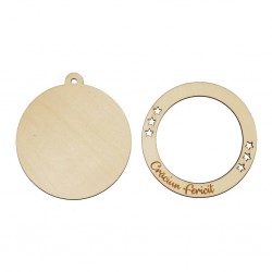 Set 2 Baze Blank - Decoratiune Brad - 07 - 110x100mm Set 2 Baze Blank - Decoratiune Brad - 07 - 110x100mm