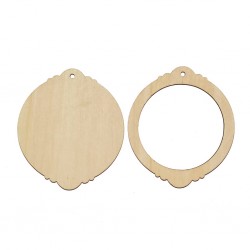 Set 2 Baze Blank - Decoratiune Brad - 110x100mm Set 2 Baze Blank - Decoratiune Brad - 110x100mm