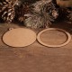 Set 2 Figurine Glob  din MDF