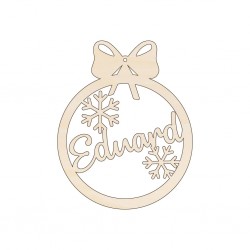 Baza Blank Glob  Personalizata - Funda si Fulgi - 125x100 mm