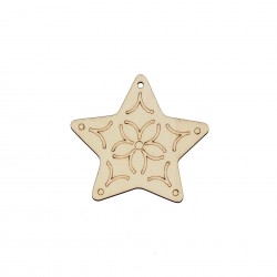 Baza Blank Conturata pentru Pictat - Stea - P02 - 88x80 mm Baza Blank Conturata pentru Pictat - Stea - P02 - 88x80 mm