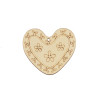 Baza Blank Conturata pentru Pictat - Inima - P05 - 90x80 mm