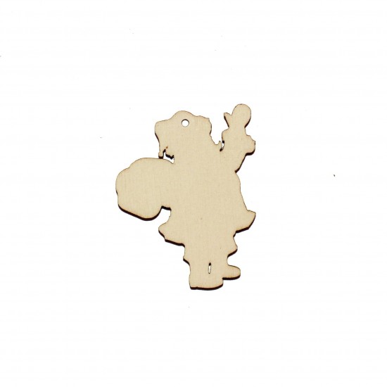 Baza Blank - Mos Craciun - H10cm - M5 - 100x80 mm