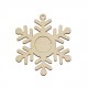 Baza Blank Rama Foto - Ornament Brad - Fulg de Zapada - R04 - 120x110x4mm