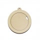 Baza Blank Rama Foto - Ornament Brad - Glob - R03 - 100x100x4mm