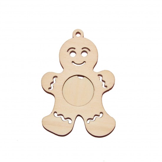 Baza Blank Rama Foto - Ornament Brad - Fulg de Zapada - R07 - 113x77 mm