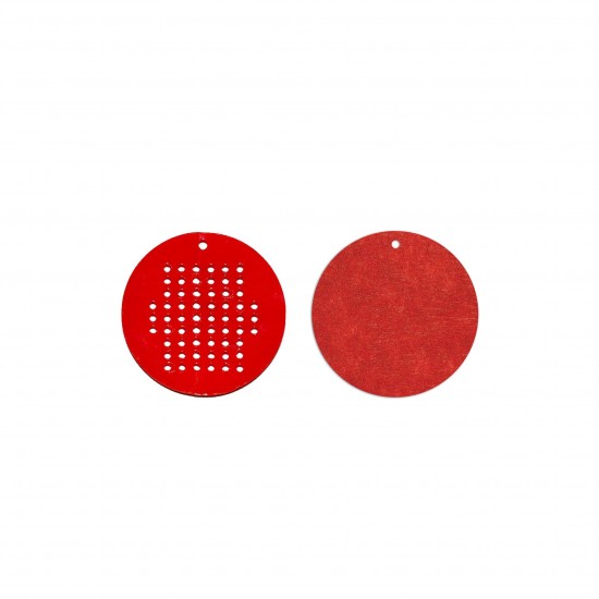 Baza blank Tip Gherghef din Acril - Cerc - gaurele 1.5mm - Spate Fetru