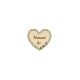 Baza Blank Tip Gherghef - Inima Personalizata cu Text - gaurele 1.5 mm - 45x40 mm