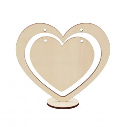 Ornament Blank Inima cu baza Blank Ornament Blank Inima cu baza Blank