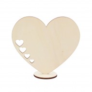 Ornament Blank Inima cu Inimioare decupate