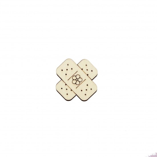 Baza blank Plasturi cu Floare Blank - 40x40 mm