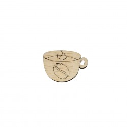 Baza Blank Ceasca Cafea - 40x28 mm Baza Blank Ceasca Cafea - 40x28 mm