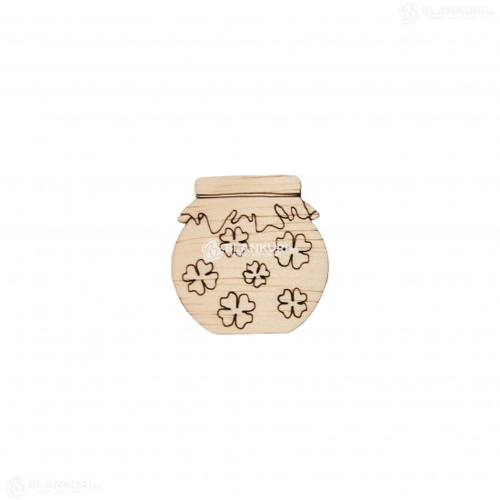 Baza Blank Borcan Trifoi - 40x40 mm