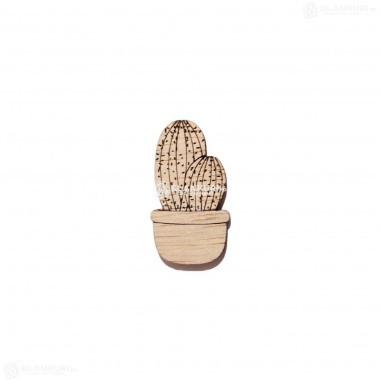 Baza Blank Cactusi in Ghiveci - 45x25 mm