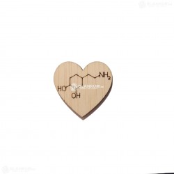 Baza Blank Inima Chimie Dopamina - 40x38 mm Baza Blank Inima Chimie Dopamina - 40x38 mm