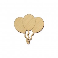 Baza Blank Martisor Baloane cu Fir - 40x40 mm