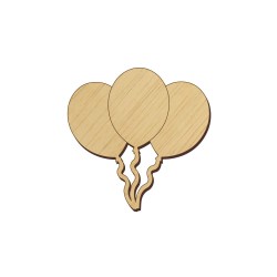 Baza Blank Martisor Baloane cu Fir - 40x40 mm Baza Blank Martisor Baloane cu Fir - 40x40 mm