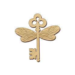 Baza Blank Martisor Cheie cu Aripi - 50x47 mm Baza Blank Martisor Cheie cu Aripi - 50x47 mm