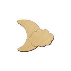 Baza Blank Martisor Semiluna dupa Nor - 40x35 mm Baza Blank Martisor Semiluna dupa Nor - 40x35 mm