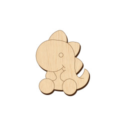 Baza Blank Martisor Baby Dino - 40x33 mm