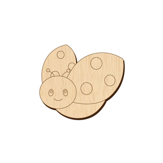 Baza Blank Martisor Buburuza - 40x35 mm