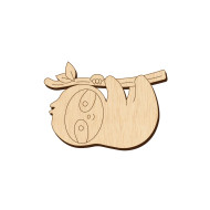 Baza Blank Martisor Lenes pe Creanga - 45x32 mm