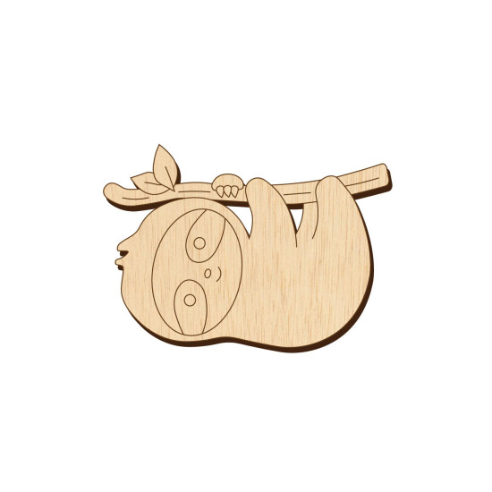 Baza Blank Martisor Lenes pe Creanga - 45x32 mm