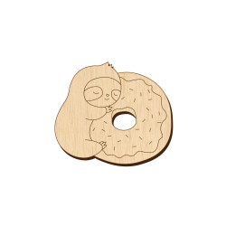 Baza Blank Martisor Lenes pe Gogoasa - 40x35 mm