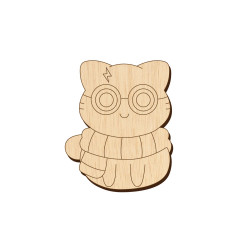 Baza Blank Martisor Pisica H. P. - 40x33 mm