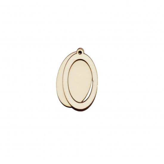 Set Doua Figurine Ovale  - 43x25 mm