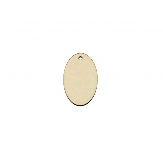 Baza Blank Oval Perforat  - 40x27 mm