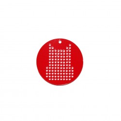 Baza Blank Tip Gherghef din Acril - Cerc 5cm - Model Bufnita - gaurele 1.5mm Baza Blank Tip Gherghef din Acril - Cerc 5cm - Model Bufnita - gaurele 1.5mm