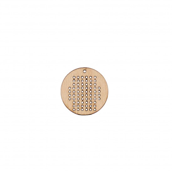 Baza Blank Tip Gherghef - Cerc - gaurele 1.5mm
