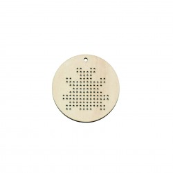 Baza Blank Tip Gherghef - Cerc 5cm - Model Gargarita - gaurele 1mm