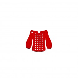 Baza Blank Tip Gherghef din Acril - Ie - gaurele 1.5mm - 40x35 mm