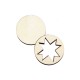 Set Doua Baze blank - Brosa-Martisor Licheni - Cerc - Model Traditional3 - 50x50 mm