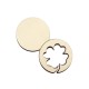 Set Doua Baze blank - Brosa-Martisor Licheni - Cerc - Trifoi cu patru foi - 50x50 mm