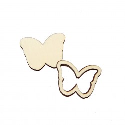 Set Doua Baze blank - Brosa-Martisor Licheni - Fluturas - 50x38 mm