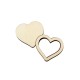 Set Doua Baze blank - Brosa-Martisor Licheni - Inima - 50x44 mm
