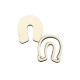 Set Doua Baze blank - Brosa-Martisor Licheni - Potcoava - 50x46 mm