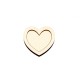 Set Doua Baze blank - Brosa-Martisor Licheni - Inima - 49x45 mm