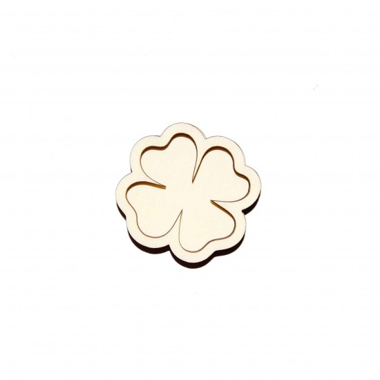 Set Doua Baze blank - Brosa-Martisor Licheni - Trifoi - 50x48 mm