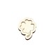 Set Doua Baze blank - Brosa-Martisor Licheni - Trifoi cu patru foi- 52x46 mm