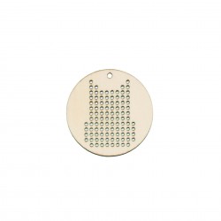 Baza Blank Tip Gherghef - Cerc 5cm - Model Bufnita - gaurele 1.5mm