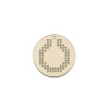 Baza Blank Tip Gherghef - Cerc 5cm - Model Potcoava - gaurele 1.5mm