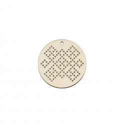 Baza Blank Tip Gherghef - Cerc 5cm - Model Traditional 6 - gaurele 1mm Baza Blank Tip Gherghef - Cerc 5cm - Model Traditional 6 - gaurele 1mm